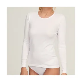5876 CAMISETA MANGA LARGA BÁSICA CUELLO REDONDO