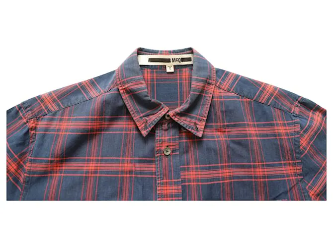 Alexander McQueen Camisa de manga corta de algodón multicolor McQ Impresión de pitón 