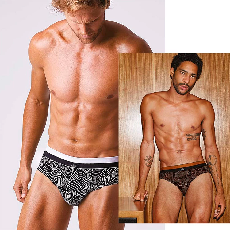 ART.XY2438 Slip algodón lycra Estampa HÜMO